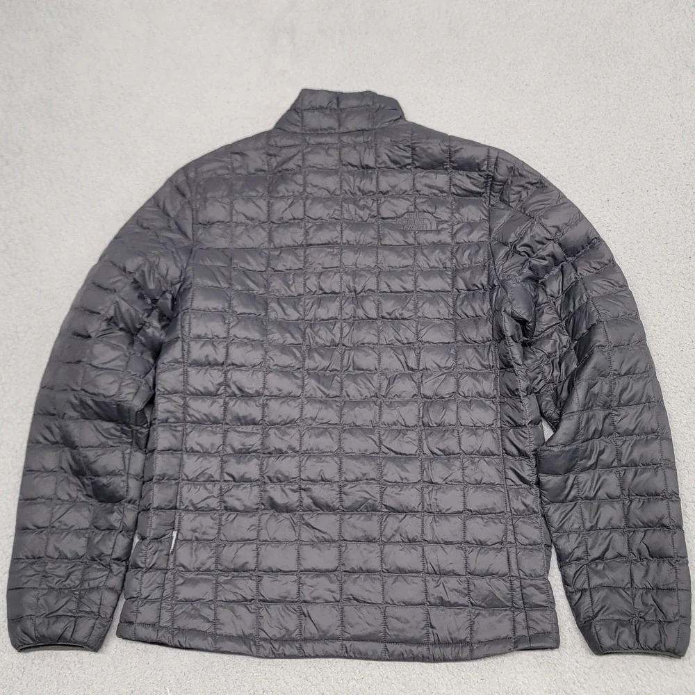The North Face Jacket Mens Medium Gray ThermoBall Eco Quilted Insulated NF0A3Y3N